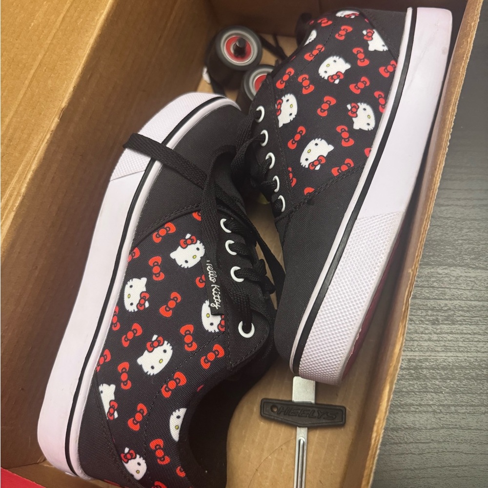 Hello Kitty Kids Sneakers - Black and Red